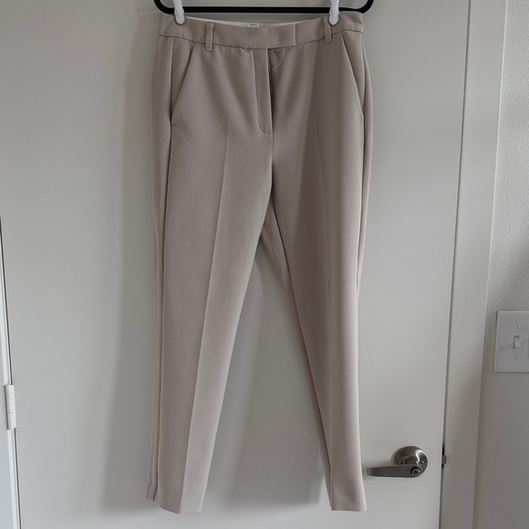 Max Mara Beige/Taupe Stretch Ankle Pants NWT - Picture 3 of 16